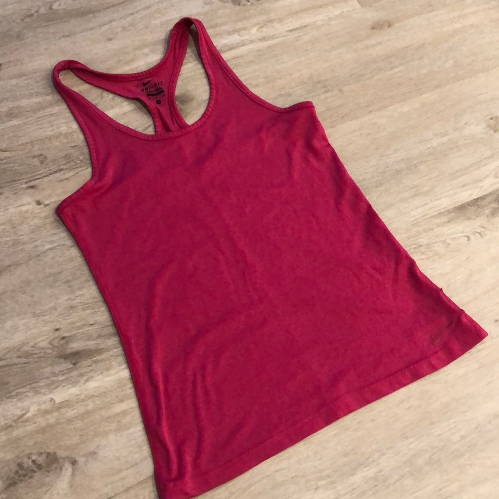 Nike Dri-Fit Hot Pink Racerback Tank Top Workout
